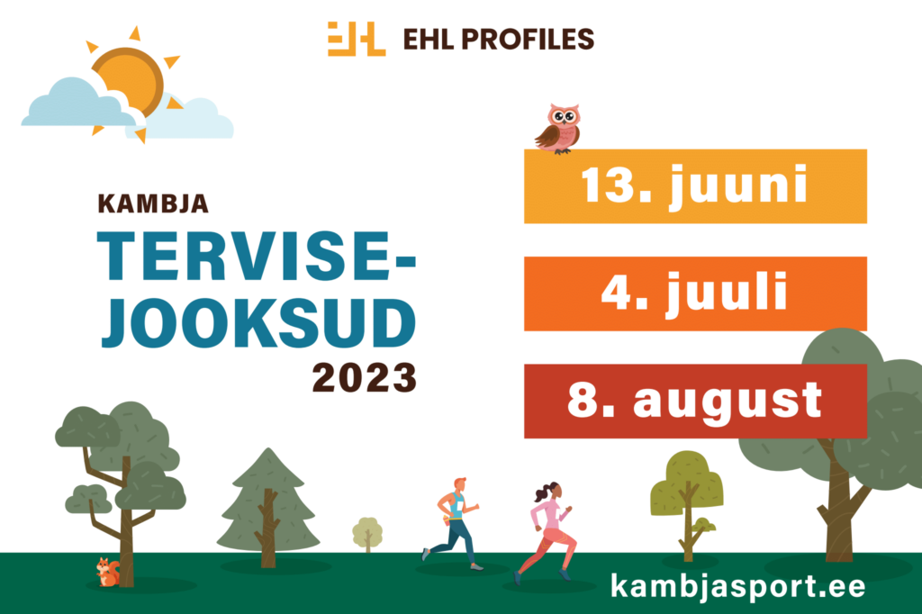 Tervisejooksud_2023(2x3_banner) 13. juuni, 4. juuli ja 8. august 2023<br />